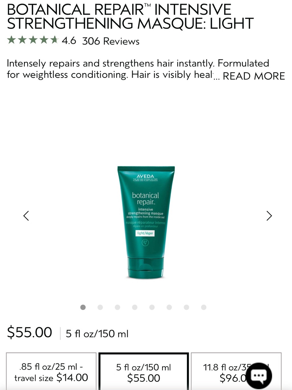 NEW AVEDA BOTANICAL REPAIR INTENSIVE STRENGTHENING MASQUE: LIGHT - Picture 5 of 5